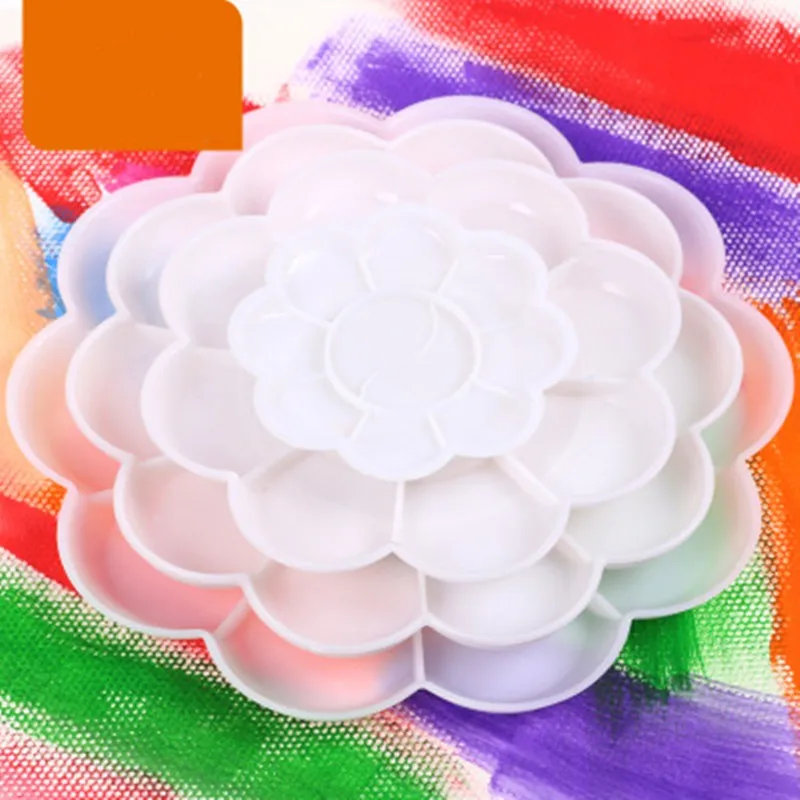 1 предмет Новинка Каблук 8 см палитра альтернативы искусства Краски лоток Белый