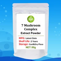 organic 7 mushroom complex extract powderchagareishicordycepslions manemaitaketurkey tailshiitake complex powder