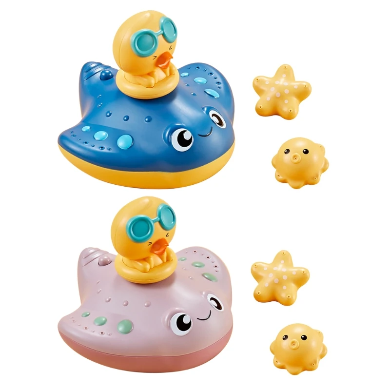 

Мини милый забавный водная игрушка брызг воды Колонка плавающий игрушка для купания для детей в возрасте от 1 года детские, для малышей Прек...