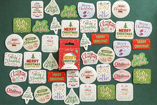 

Happy holiday decorative sticker(1pack=45pieces)