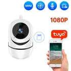 Камера видеонаблюдения Tuya Smartlife HD, Беспроводная мини-камера безопасности, 1080 пикселей, поддержка Wi-Fi, IP, для дома и улицы, Радионяня