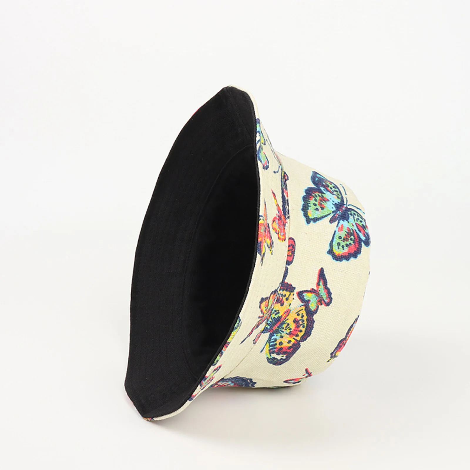 

Fisherman Hats Double-sided Men's And Women's Cotton Bucket Hats Ladies Summer Sunscreen Panama Sun Hats Outdoor