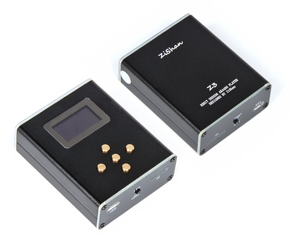 Zishan Z3 AK4490/AK4493/CS43198MP3/ES9038Q2M HIFI DSD Professional MP3 headphone Music Player Amplifier DAC DSD256 With OLED | Электроника