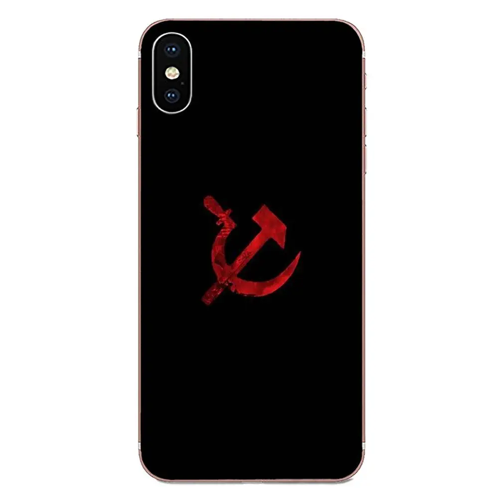Советский Союз эмблема баннер флаг Арт плакат для Xiaomi Redmi Mi 4 7A 9T K20 CC9 CC9e Note 7 9 Y3 SE рro