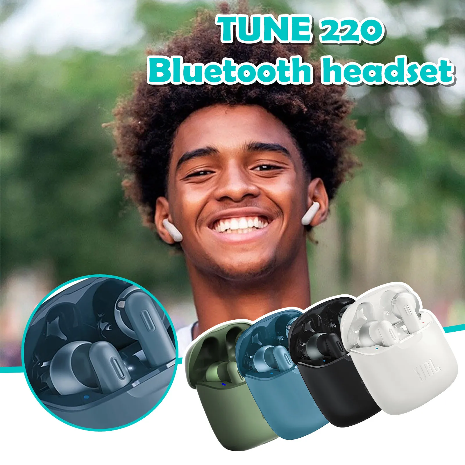 Беспроводные Bluetooth-наушники JBL Tune 220tws стереонаушники T220tws басовый звук наушники