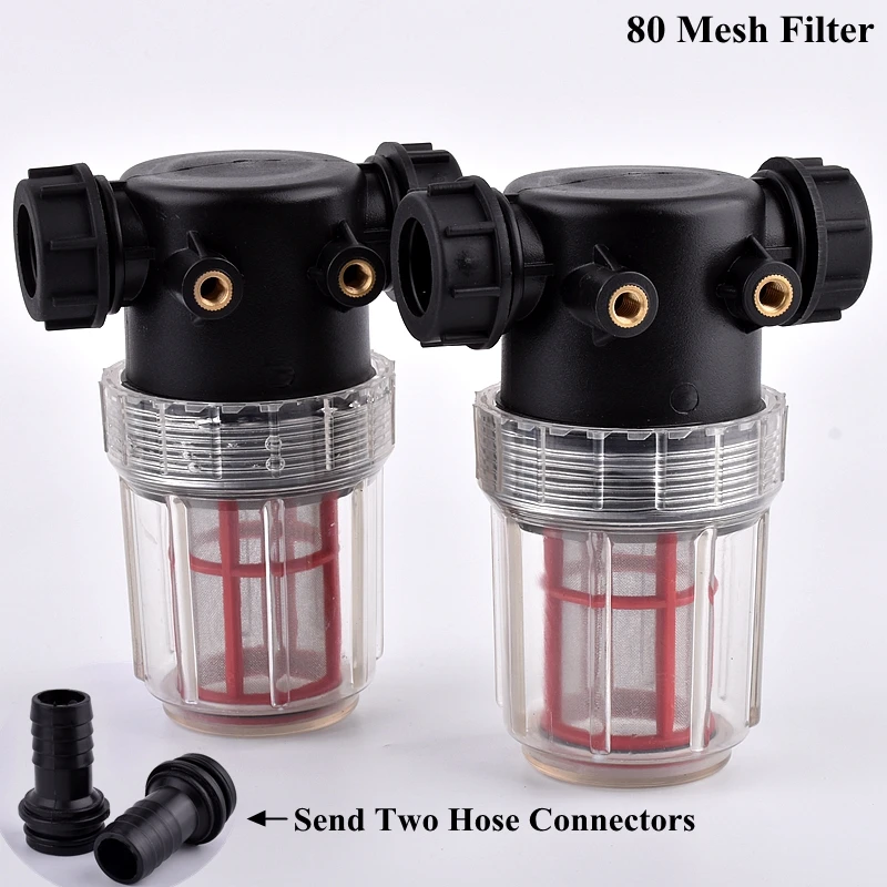 1Pc 19/25mm Aquarium Fish Tank Water Pump Filter Garden Watering Filter Agriculture Irrigation Filter 80 Mesh Strainer Screen