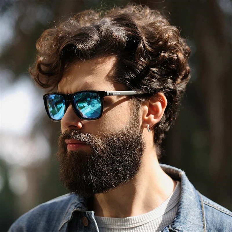 Красочные линзы для близоруких солнцезащитные очки Для Мужчин Поляризованные