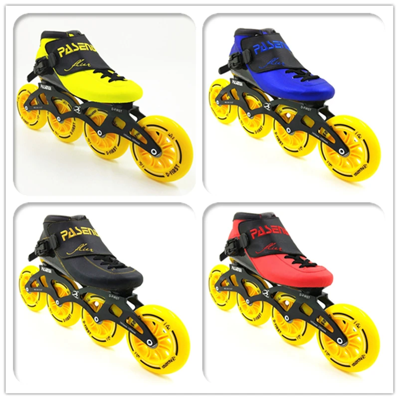 PASENDI Подогреваемые строительные 4-колесные роликовые коньки из углеродного