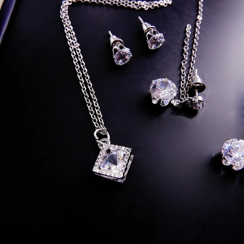 2019 ladies new multi-layer irregular square necklace charm party jewelry accessories crystal statement | Украшения и аксессуары