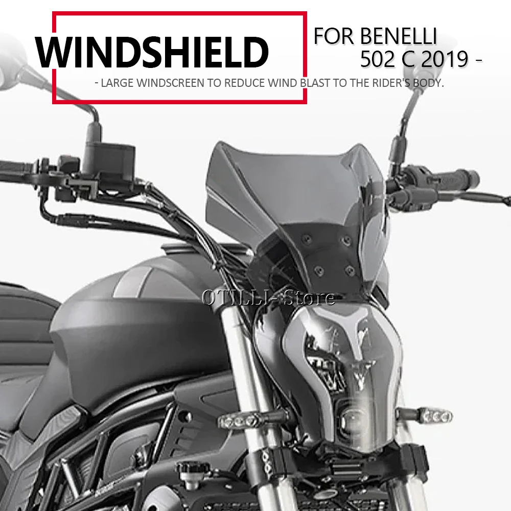 Новый ветровой экран 3 цветов для Benelli 502 c 502C лобовое стекло f 2019 - 2020 2021