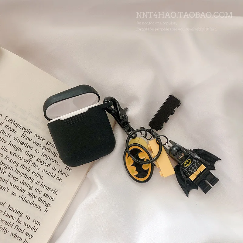 Японская Милая мультяшная гарнитура чехол для AirPods Cinnamoroll Melody Kuromi Buzz Toy беспроводной Bluetooth наушники чехол s с подвеской - Цвет: Небесно-голубой