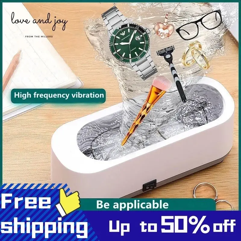 

Ultrasonic Cleaning Machine Home Convenient High Frequency Vibration Cleaning Machine Cleaning Jewellery Glasses Watches 4500hz