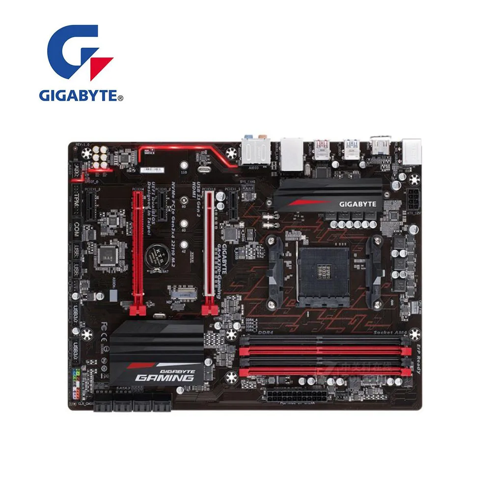 Для смартфона материнская плата AM4 X370 б/у десктопная PCI-E X16 3 0 | Компьютеры и офис