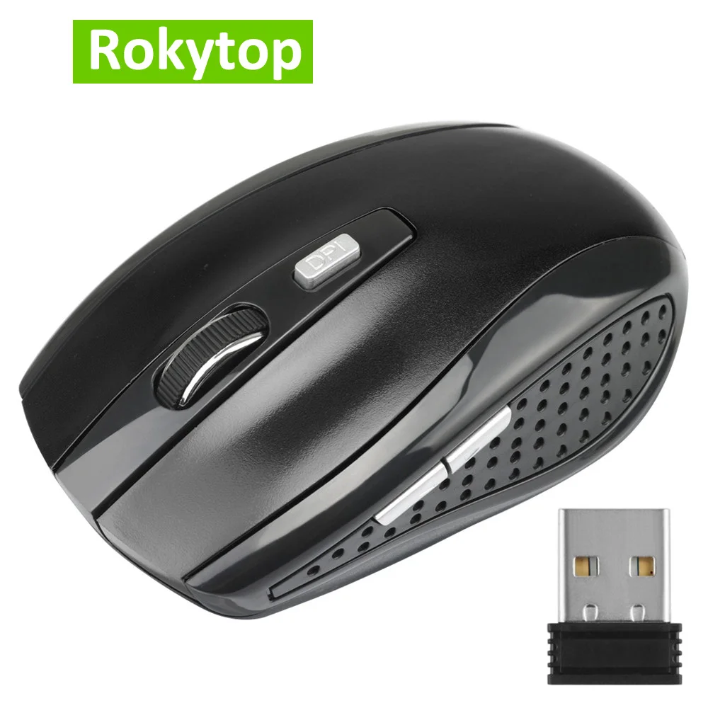 2 4 GHz беспроводная мышь Регулируемая DPI Mause 6 кнопок оптическая игровая геймер