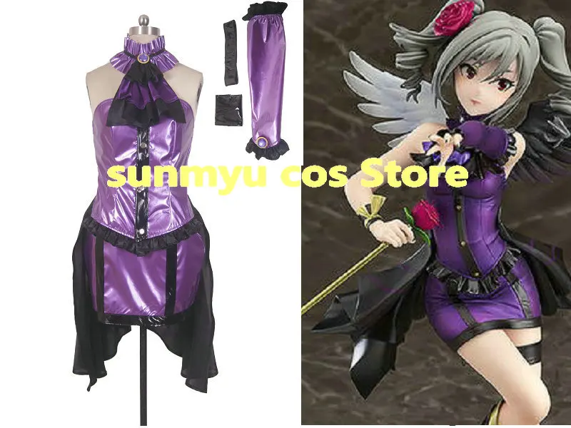 

IDOL мастер Золушка девочки Kanzaki Ranko фиолетовые костюмы косплей костюм, пользовательский размер Хэллоуин оптовая продажа