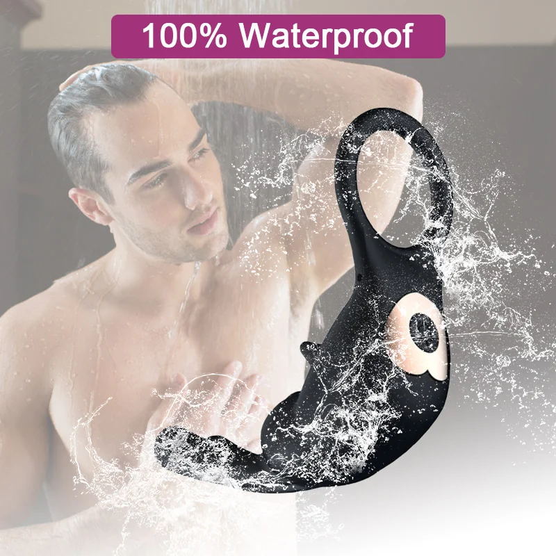 Вибратор для пар Пенис с кольцом Стимулятор точки G клитора мужской стимулятор