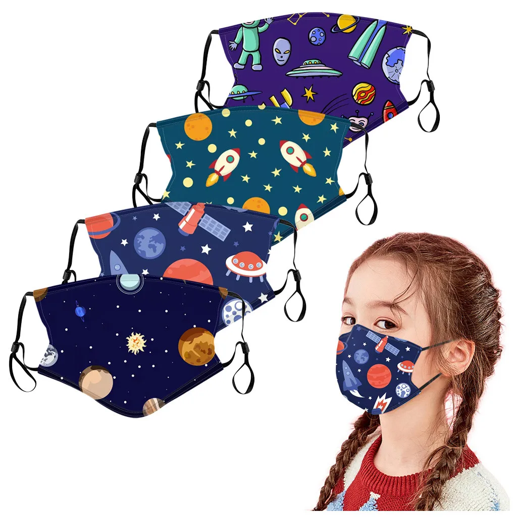 Детская дышащая Защитная тонкая маска с фильтром для защиты от загрязнения