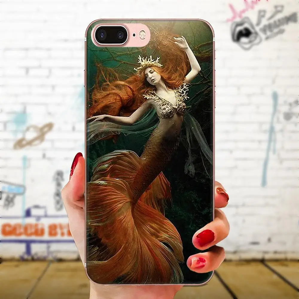 Mermaid Soft TPU Protector Cases For Huawei Honor Nova Note 5 5I 8A 8X 10 Pro 9X Moto G G2 G3 G4 G5 G6 G7 Plus | Мобильные телефоны