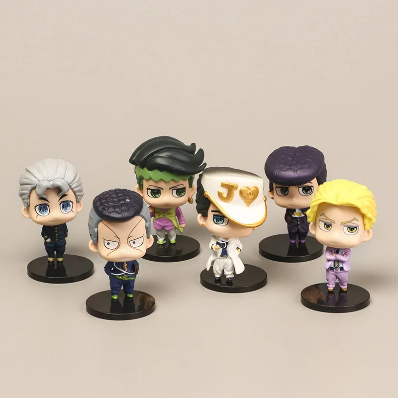 

6 types of adventure golden wind figurines, toys, cake decorations