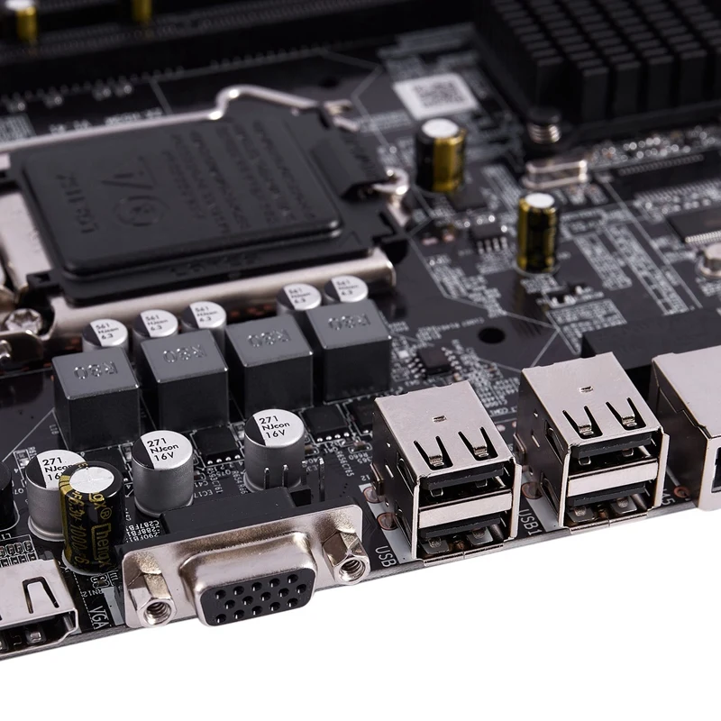 H55 LGA 1156 гнездо для материнской платы LGA 1156 мини ATX Рабочий стол изображения USB2.0 SATA2.0 двухканальный 16G DDR3 1600 для Intel