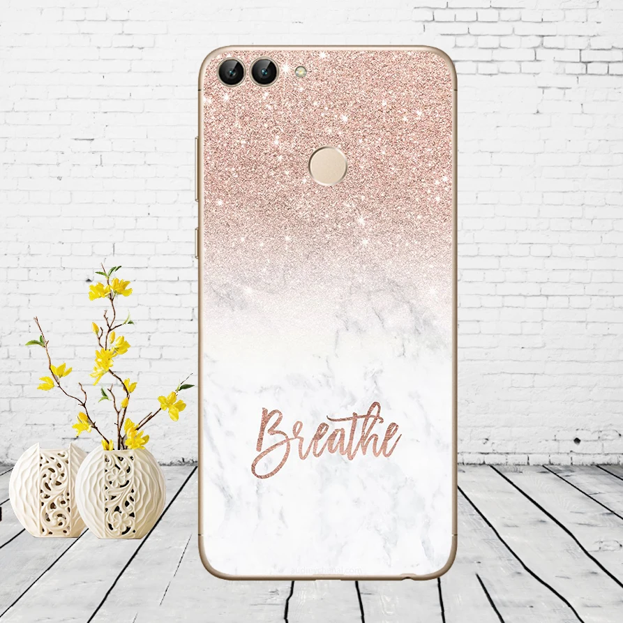 Huawei P Smart Case TPU Мягкий силиконовый прозрачный чехол для телефона huawei P Smart Cover FIG-LX1 Enjoy 7S Чехол