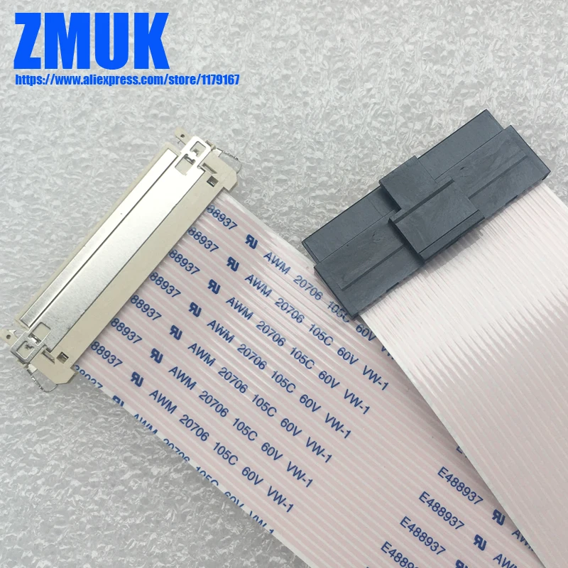 30 Pins ЖК светодиодный кабель для экрана/дисплея AWM 20706 105C 60V|Компьютерные кабели и