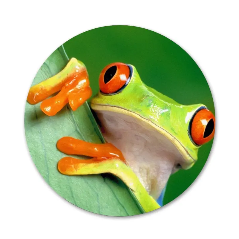Значок в виде лягушки значки металлические для телефона | Дом и сад