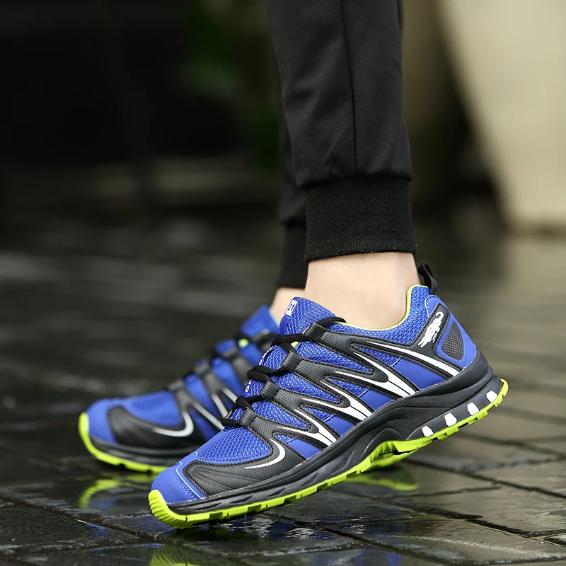 KATESEN summer men sneakers Flyknit breathable casual shoes lightweight non-slip Tenis Masculino Outdoor Walkng Jogging Shoes | Обувь