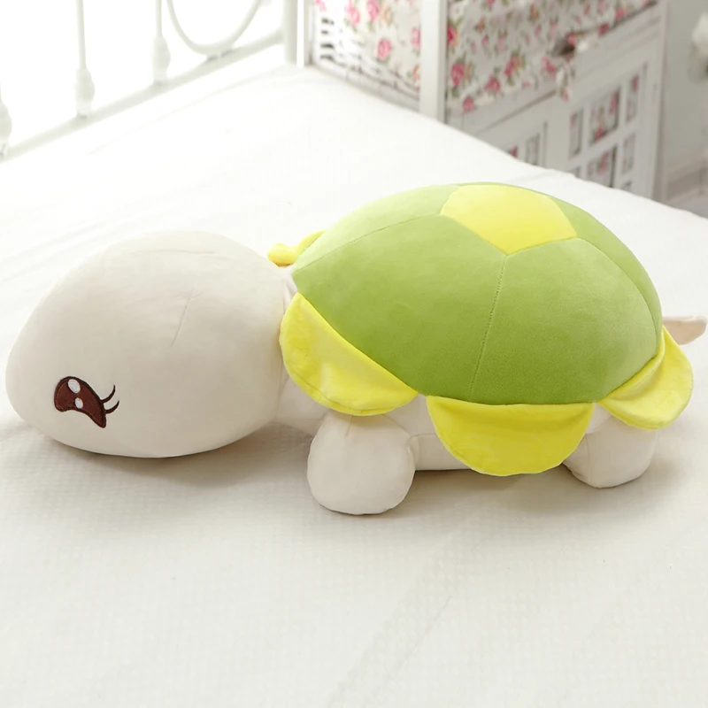 

Пуховая хлопковая черепаха Супер милые зеленые Черепашки плюшевые игрушки милая черепаха мягкие набивные животные кукольные подушки детс...