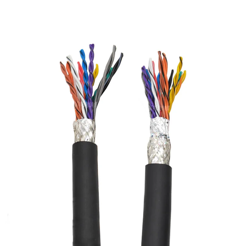 26 жильный Гибкий Экранированный Кабель витая пара 0 14mm m2 26awg кабель кодера Луженая