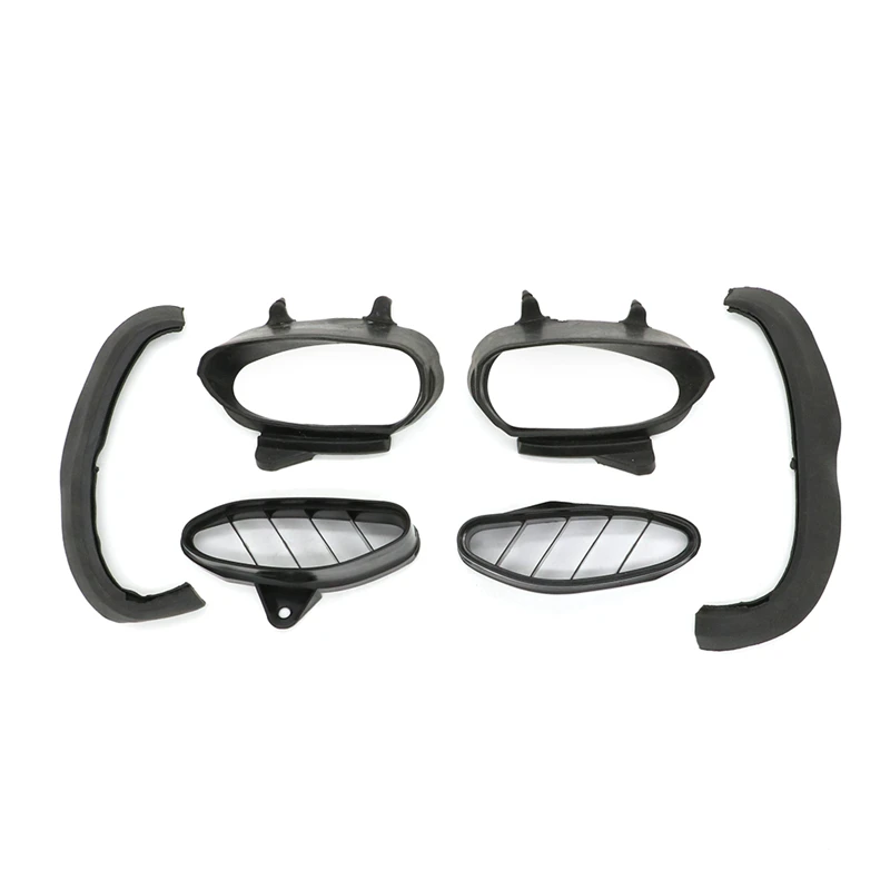 Для Yamaha YZF1000 YZF R1 1000 2004 2005 2006 трубка Ram воздухозаборная крышка обтекатель черный ABS