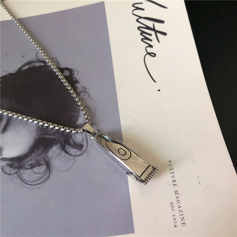 Ожерелье для мужчин и женщин из титановой стали длинная цепочка свитеров в стиле