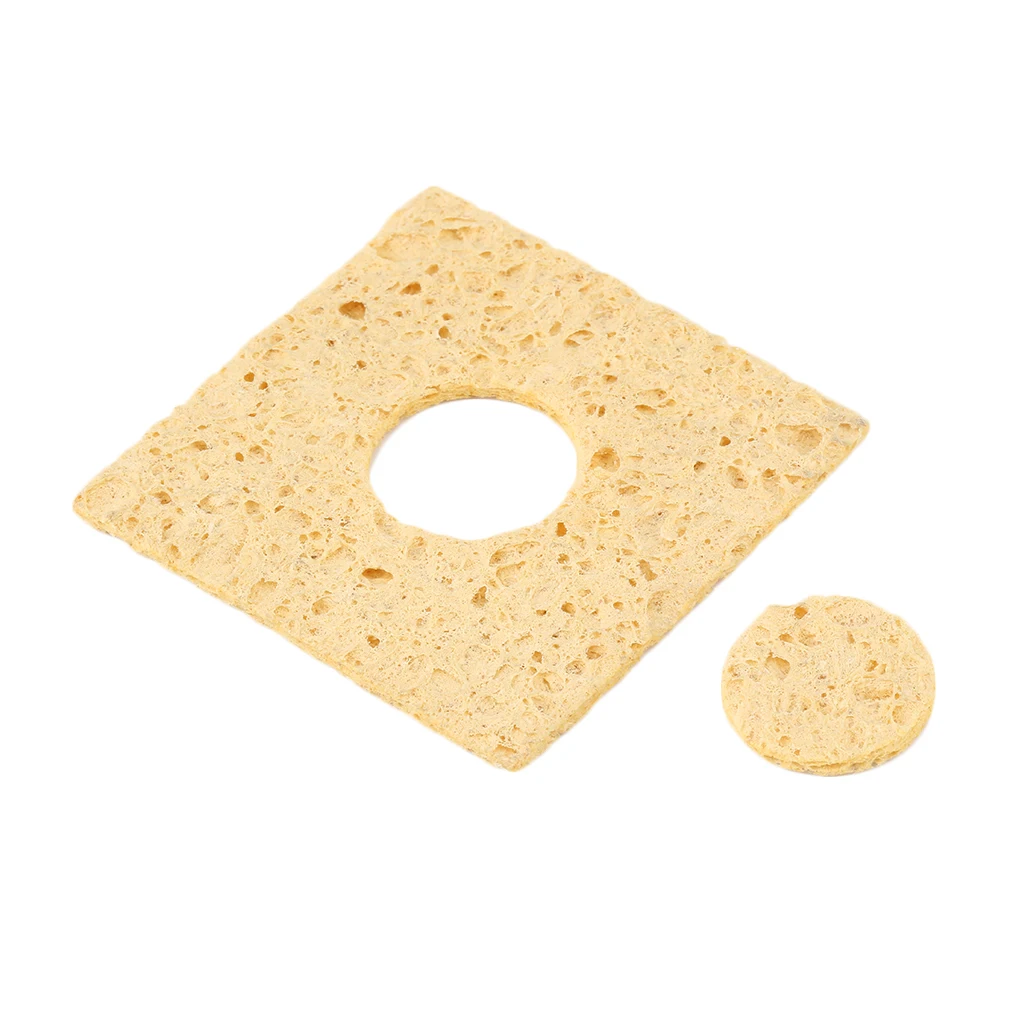 Желтый 1 шт. паяльник наконечник сварочная Чистящая губка для 936 изысканный