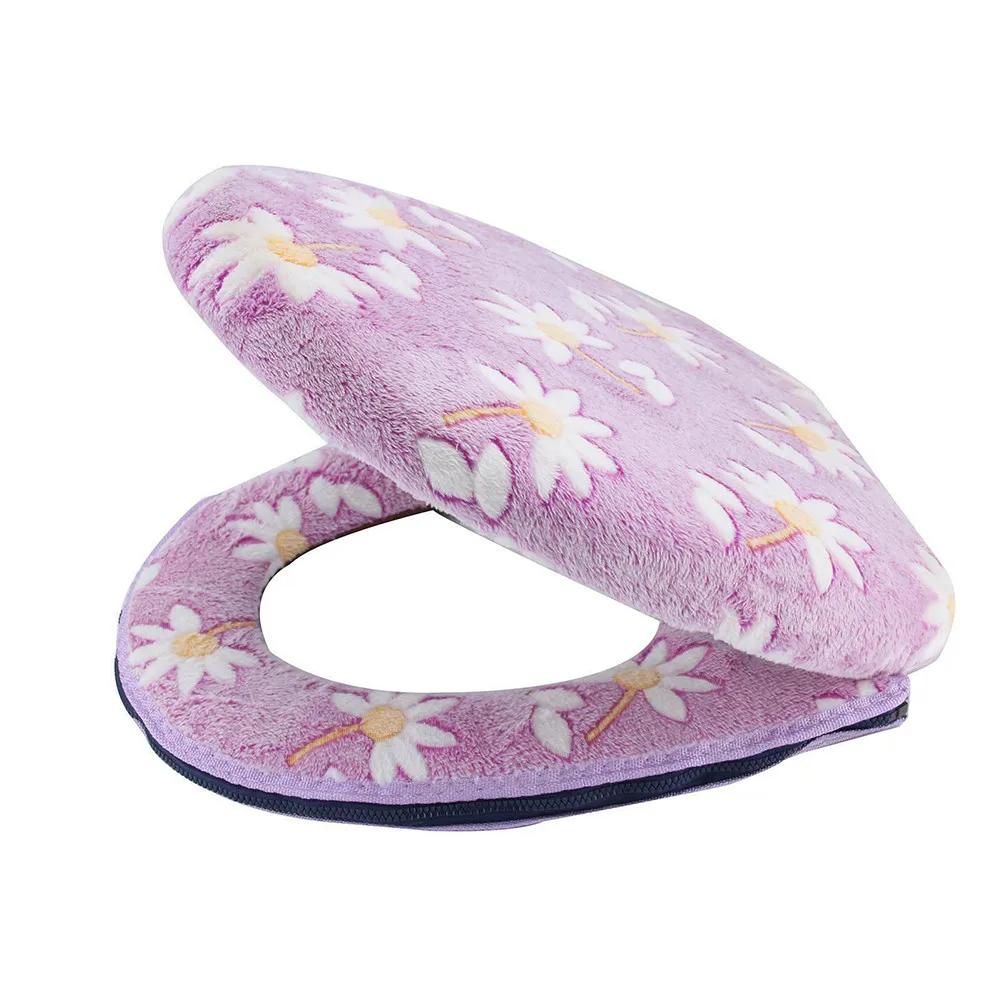 

New Bathroom Toilet Seat Cover Closestool Washable Soft Warmer Mat Cover Pad Cushion Bathroom Products