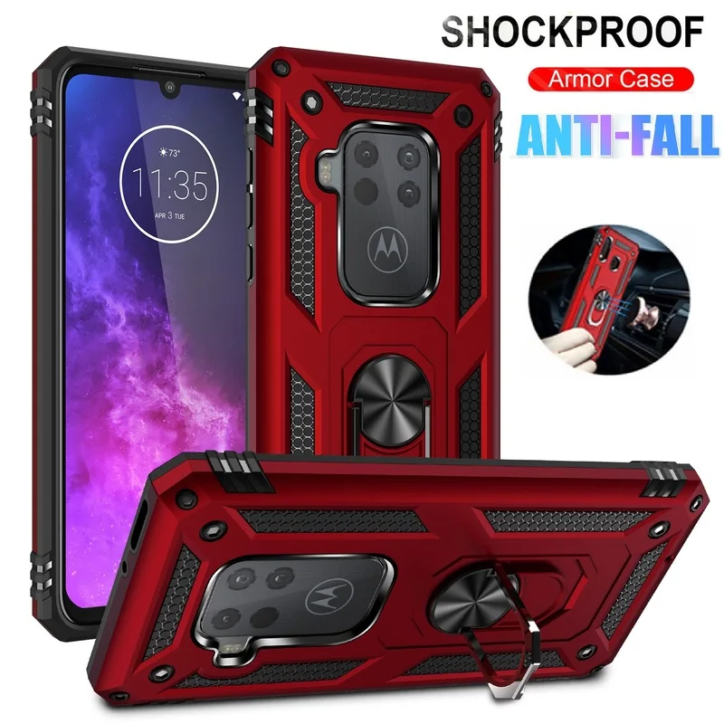 Тяжелый защитный чехол для Motorola G9 Power E5 E6 Play G6 G7 Armor Moto One Macro Zoom G8 Plus Capa|Бамперы| |