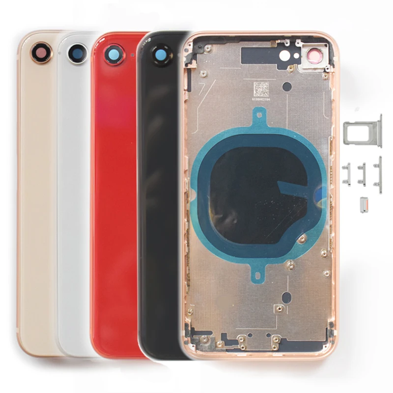 Мобильный телефон Корпус для iPhone 6 7 8plus Xr задний корпус замены 8 X Xs задняя крышка