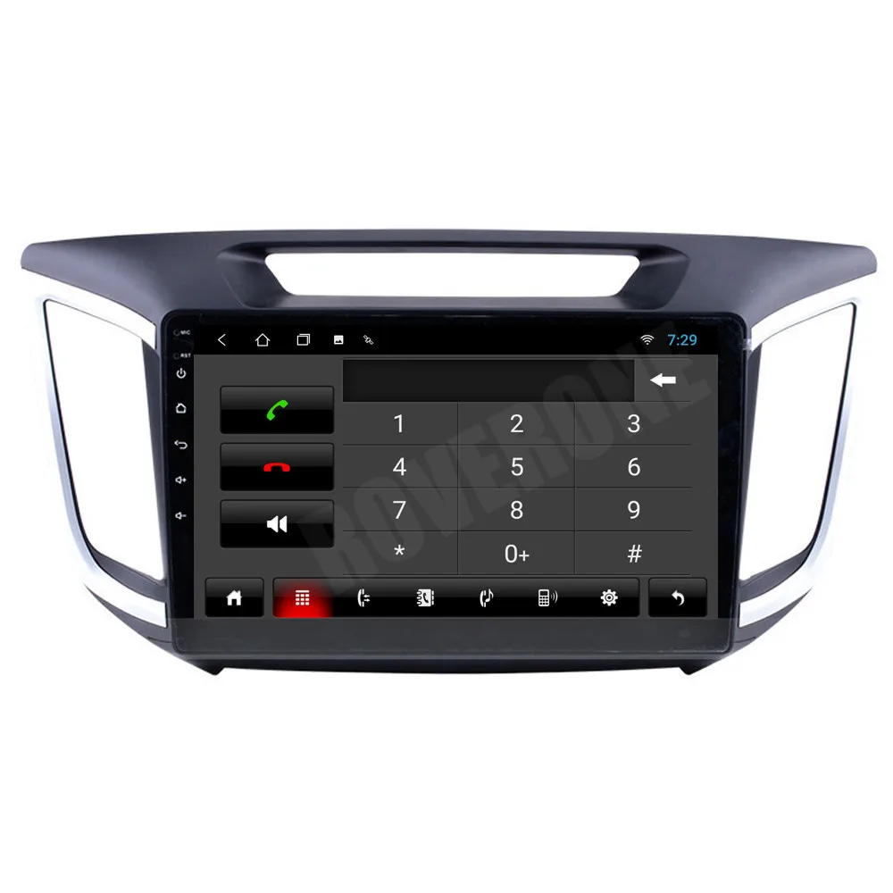 Автомагнитола для Hyundai IX25 Creta 2014 2015 2016 Android 10 стерео GPS навигация Navi Media