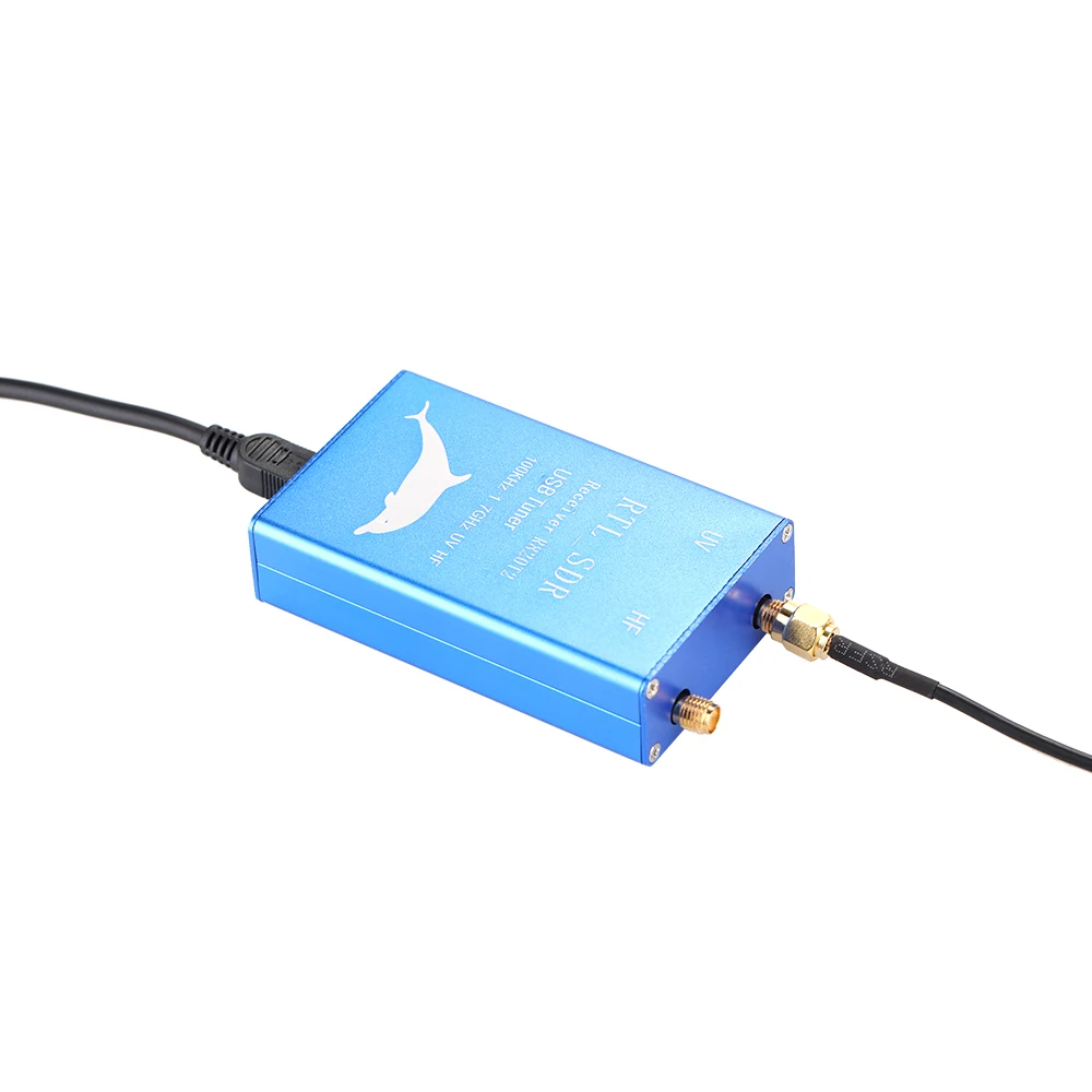 Популярный и практичный USB тюнер приемник алюминиевый корпус RTL. SDR RTL2832U + R820T2 100