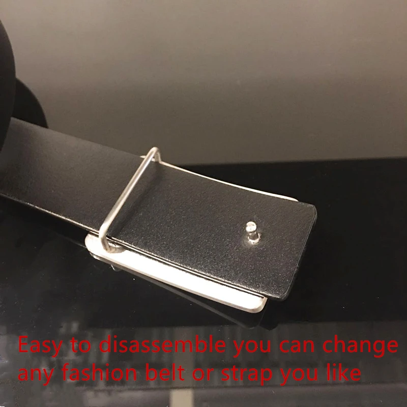 Мужская матовая задняя панель из чистого титанового сплава с ремешком диаметром