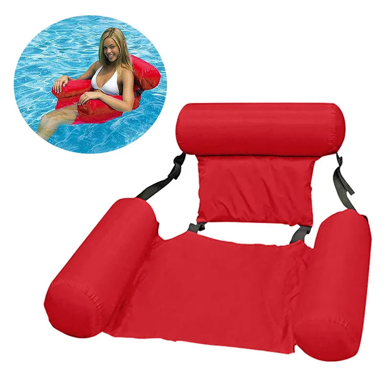 Плавающий водный гамак кресло с откидывающейся спинкой надувная плавающая