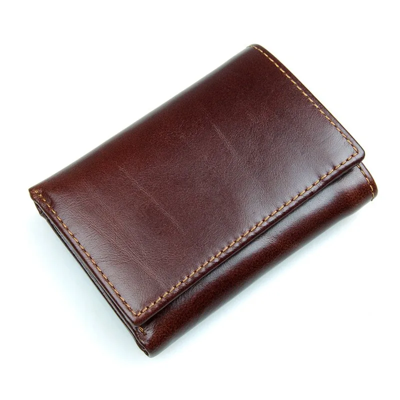Кошелек Luufan RFID Trifold кредитный держатель для карт с защищенным ID окном мужской