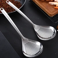 304 stainless steel leaky spoon household restaurant kitchen tools pepper big leaky fried drain net kitchen tools mesh strainer