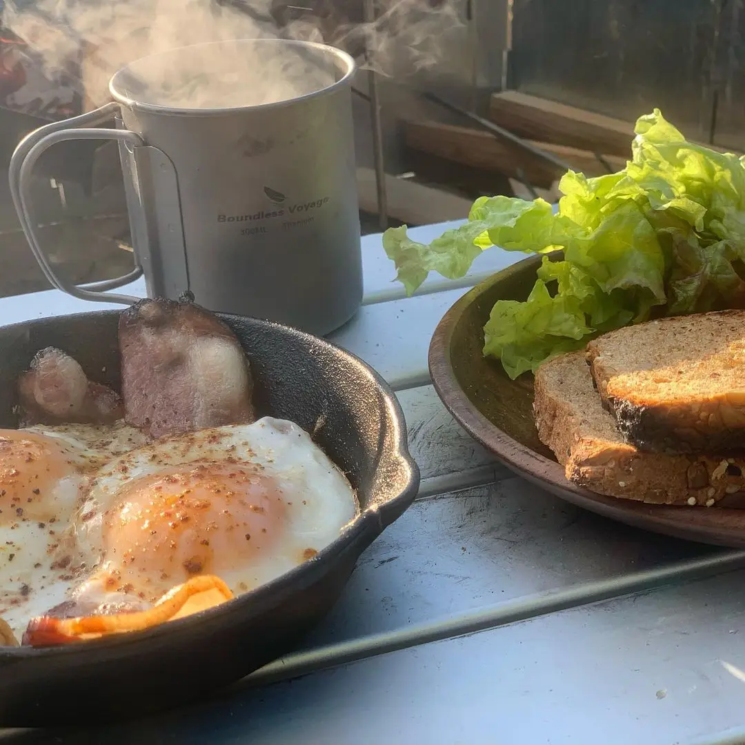 Безграничная титановая чашка для путешествий подвесной горшок с откидной ручкой