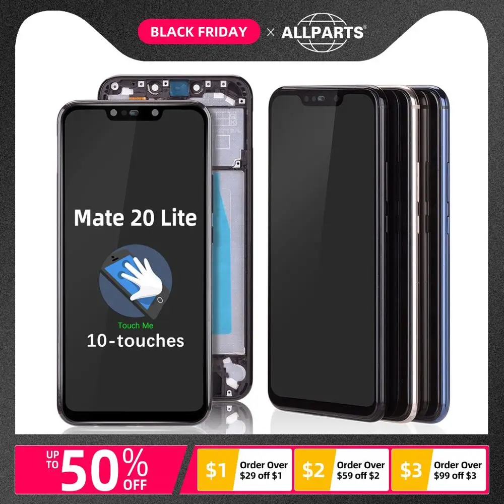 Дисплей для HUAWEI Mate 20 Lite в сборе с тачскрином 6.3 inch sne lx1 sne-lx1