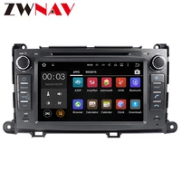 for toyota sienna 2009 2016 android10 4gb64gb px6 car radio gps navigation auto stereo multimedia player recorder dsp head unit