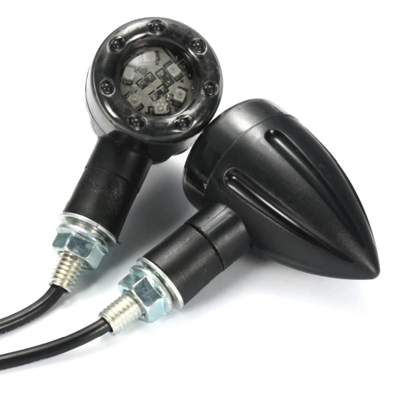 2Pcs Motorcycle Turn Signal 6Led Indicator Locomotive Universal | Автомобили и мотоциклы