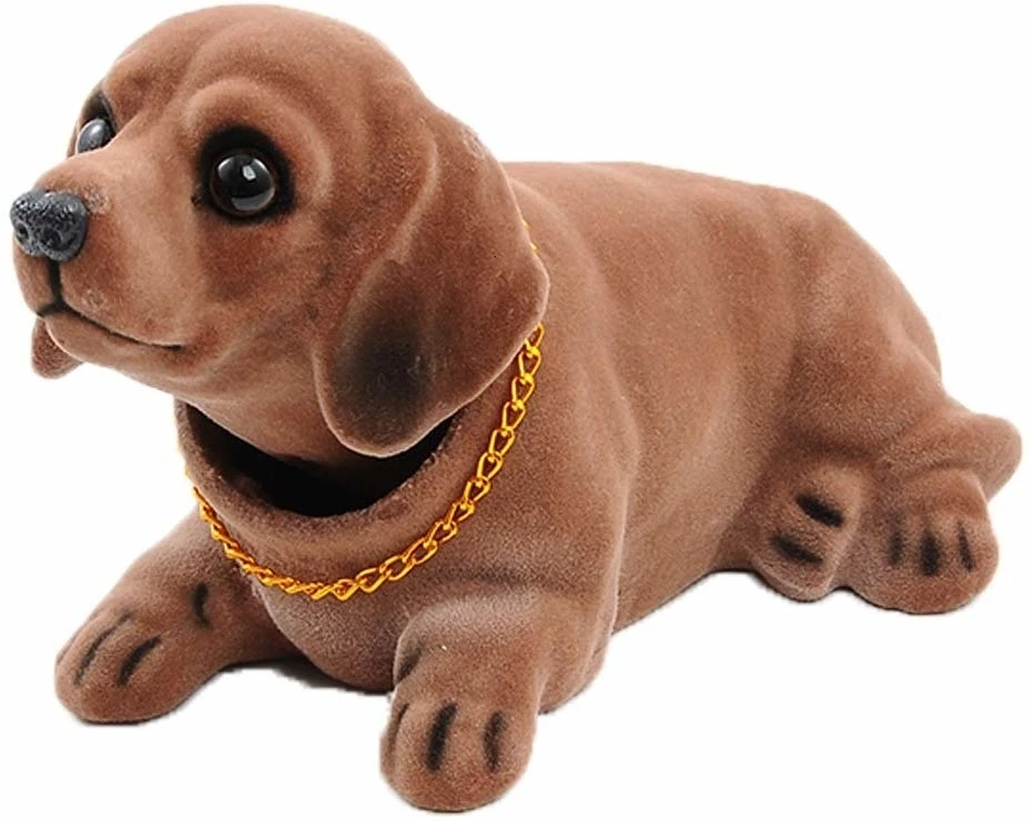 Вращающаяся голова для собаки искусственная кукла украшения автомобиля