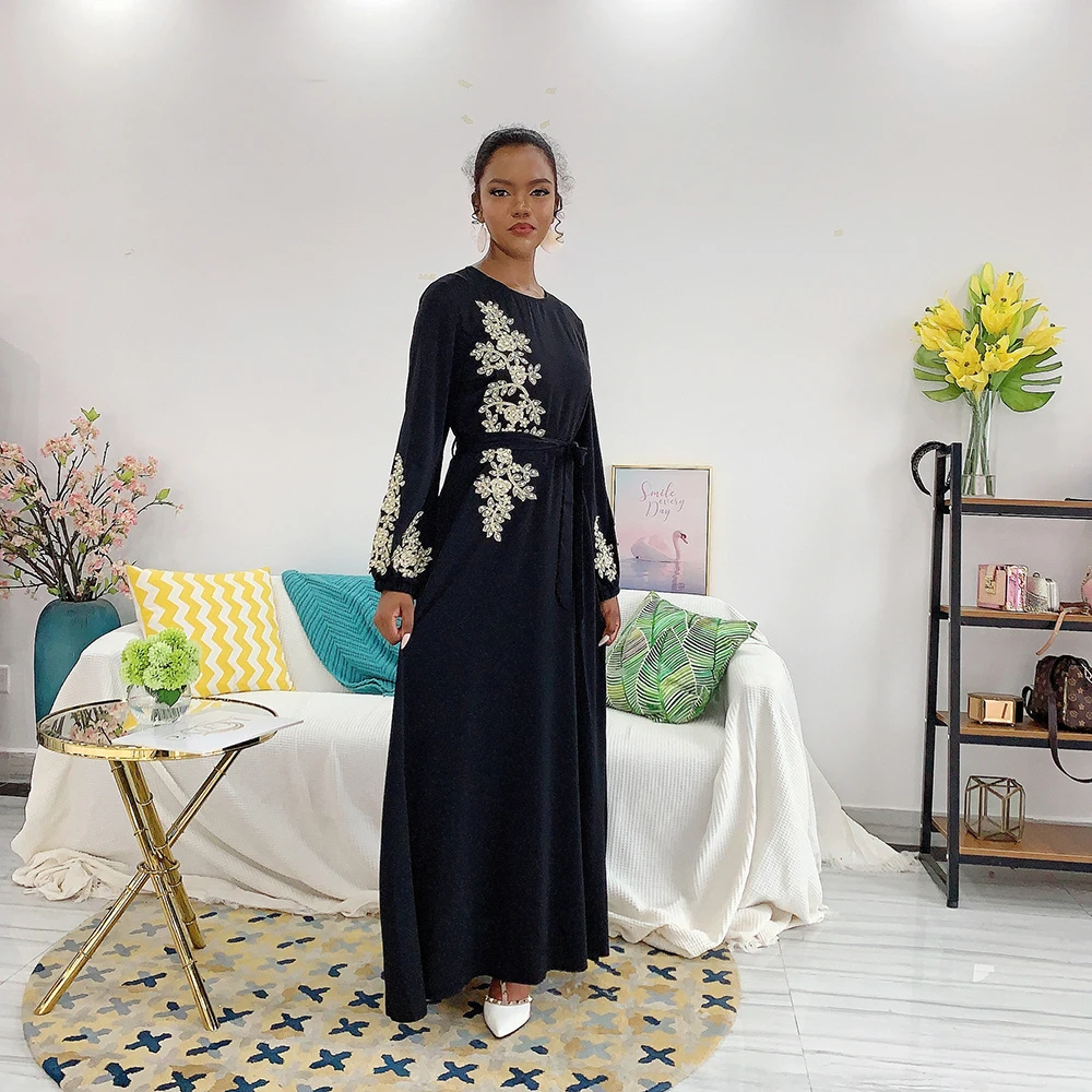 Новинка Eid mubarak Vetement femme abaya Дубай мусульманская Мода хиджаб платье кафтан