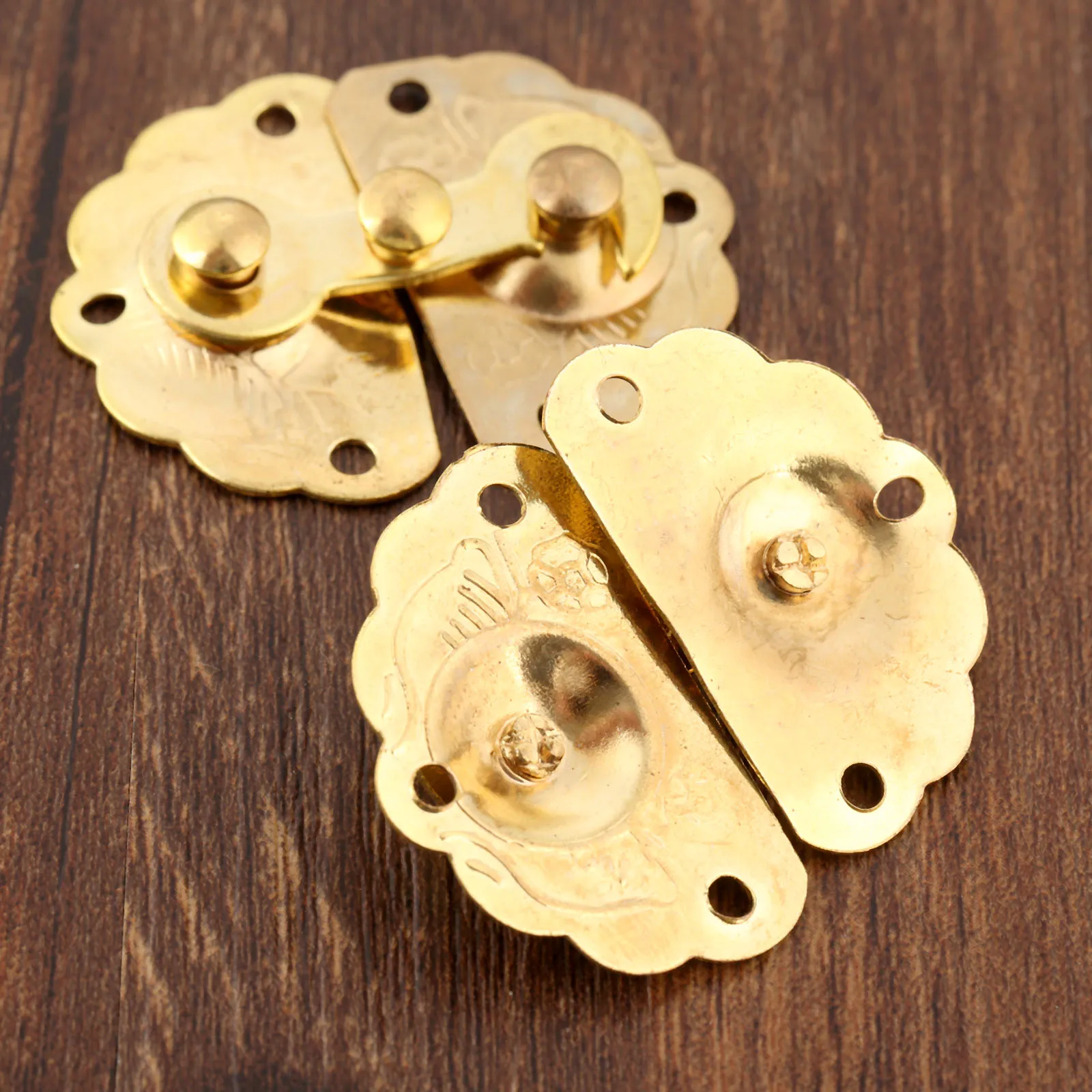 2 шт. золотистые железные защелки ловит 35*45 мм застежки пряжки небольшой замок для