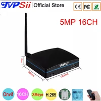 plastic black hi3536d xmeye h 265 sd card mobile hdd 5mp 16ch 16 channel onvif face detection mini wifi cctv dvr nvr system